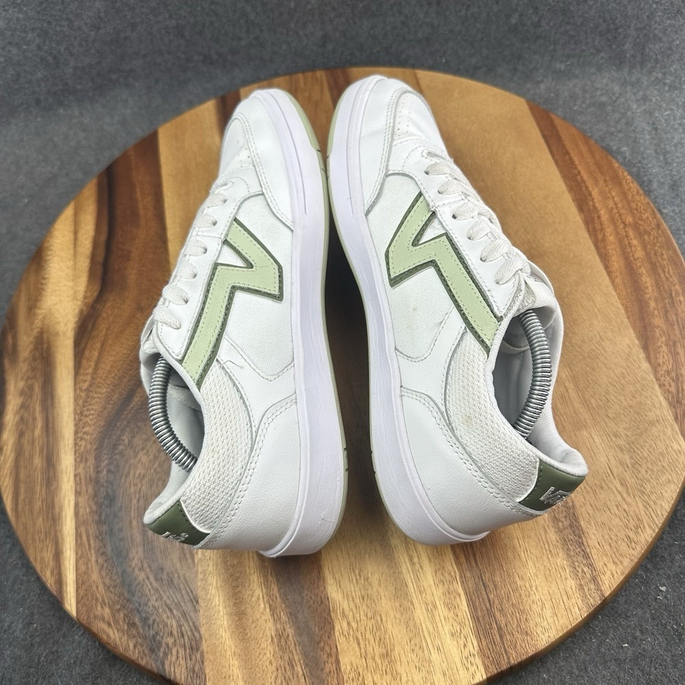 Vans Womens Lowland Cc Sport White Light Green Leather Skate Shoes Size 9 - Picture 8 of 10
